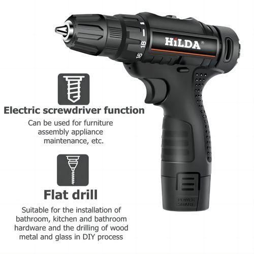 Clutch rechargeable cordless drill