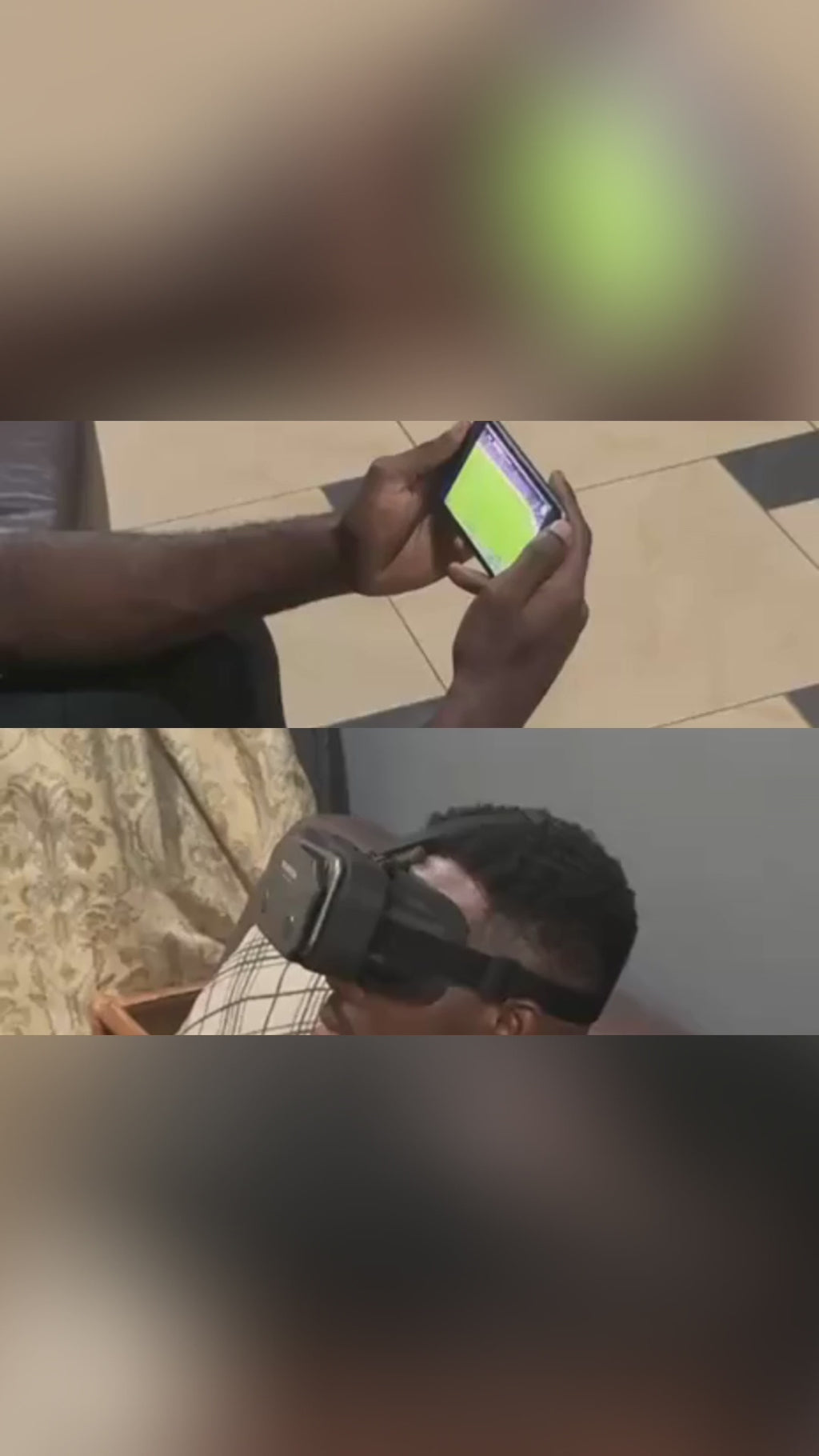 Clutch Virtual reality headset